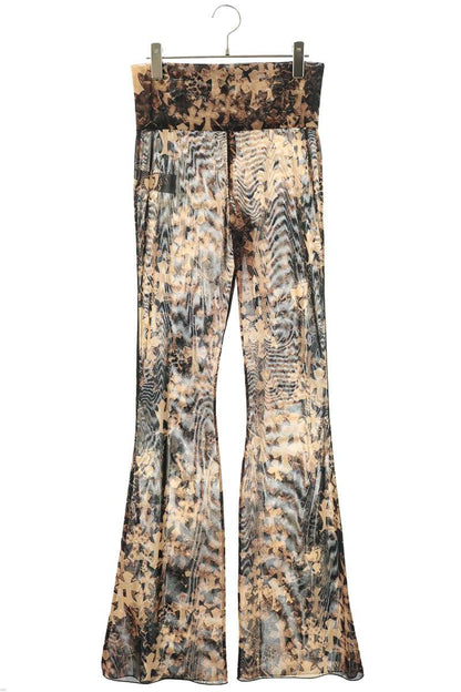Chrome Hearts Cemetery Cross Mesh Lace Flare Pants Size XS