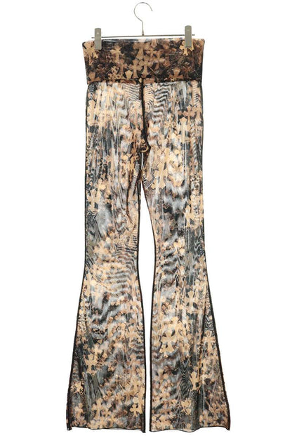 Chrome Hearts Cemetery Cross Mesh Lace Flare Pants Size XS