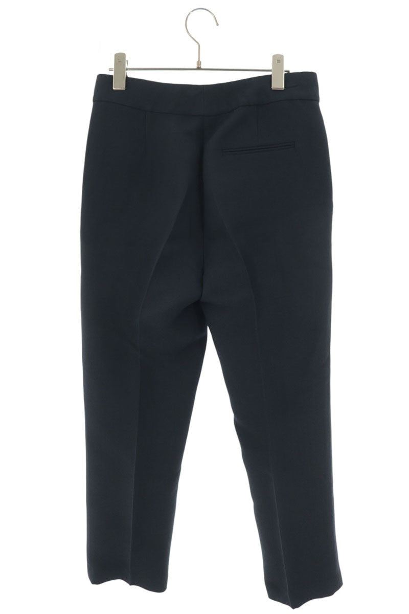 Christian Dior Wool Silk Tapered Slacks Navy Size 34