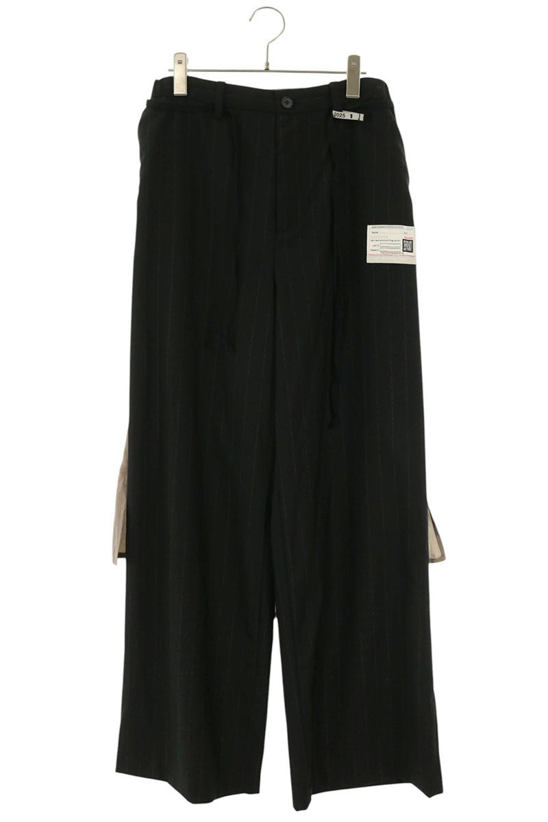Maison MIHARA YASUHIRO Navy Spliced Wool Trousers Size 38