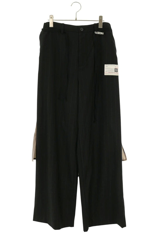 Maison MIHARA YASUHIRO Navy Spliced Wool Trousers Size 38
