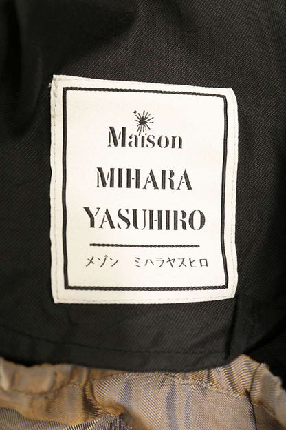 Maison MIHARA YASUHIRO Navy Spliced Wool Trousers Size 38