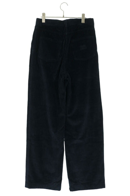 Miu Miu Back Logo Corduroy Pants Navy Size 40