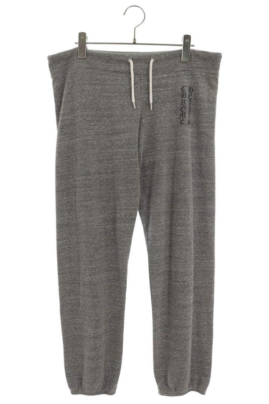 Chrome Hearts Logo Print Sweat Pants Gray Size M