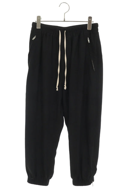 Rick Owens 21SS Black Rayon Acetate Drawstring Pants Size 40