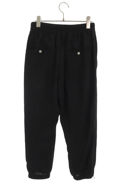 Rick Owens 21SS Black Rayon Acetate Drawstring Pants Size 40
