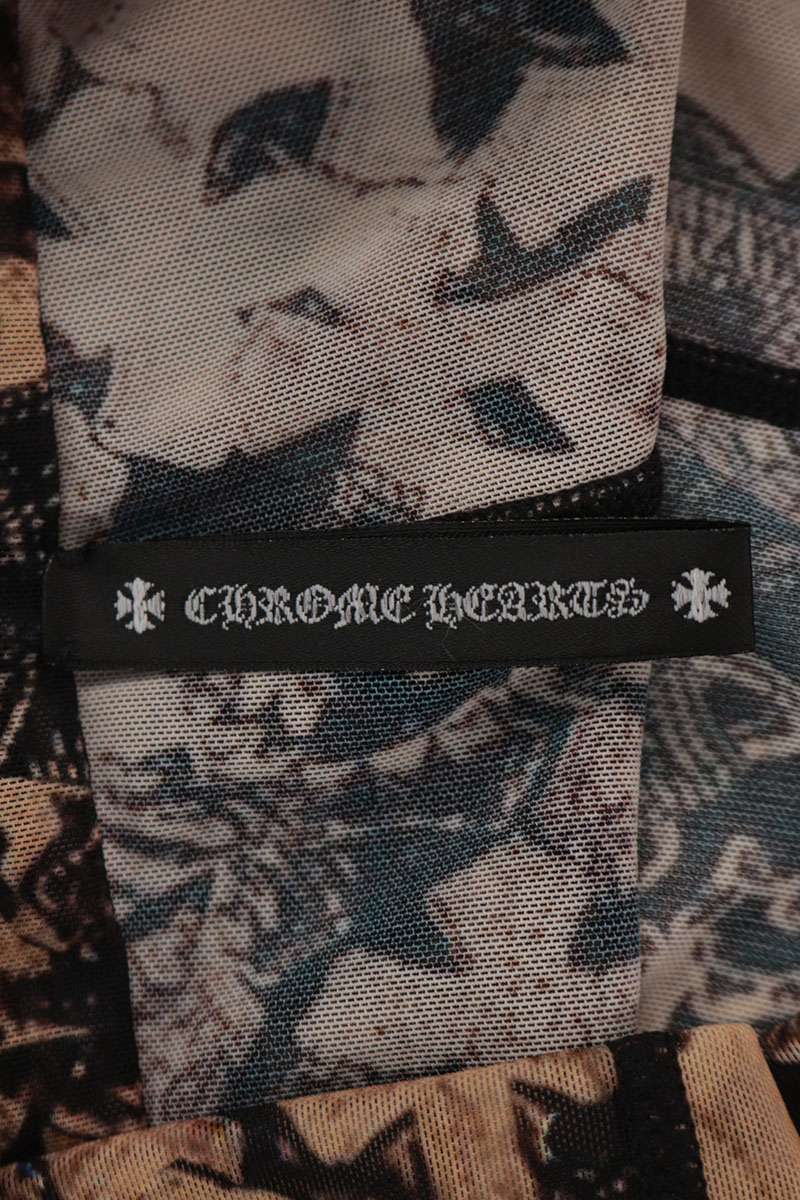 Chrome Hearts Cemetery Cross Mesh Lace Long Pants Size S