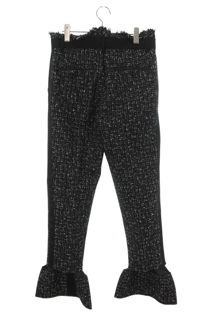 Sacai Black Tweed Pants Size 3