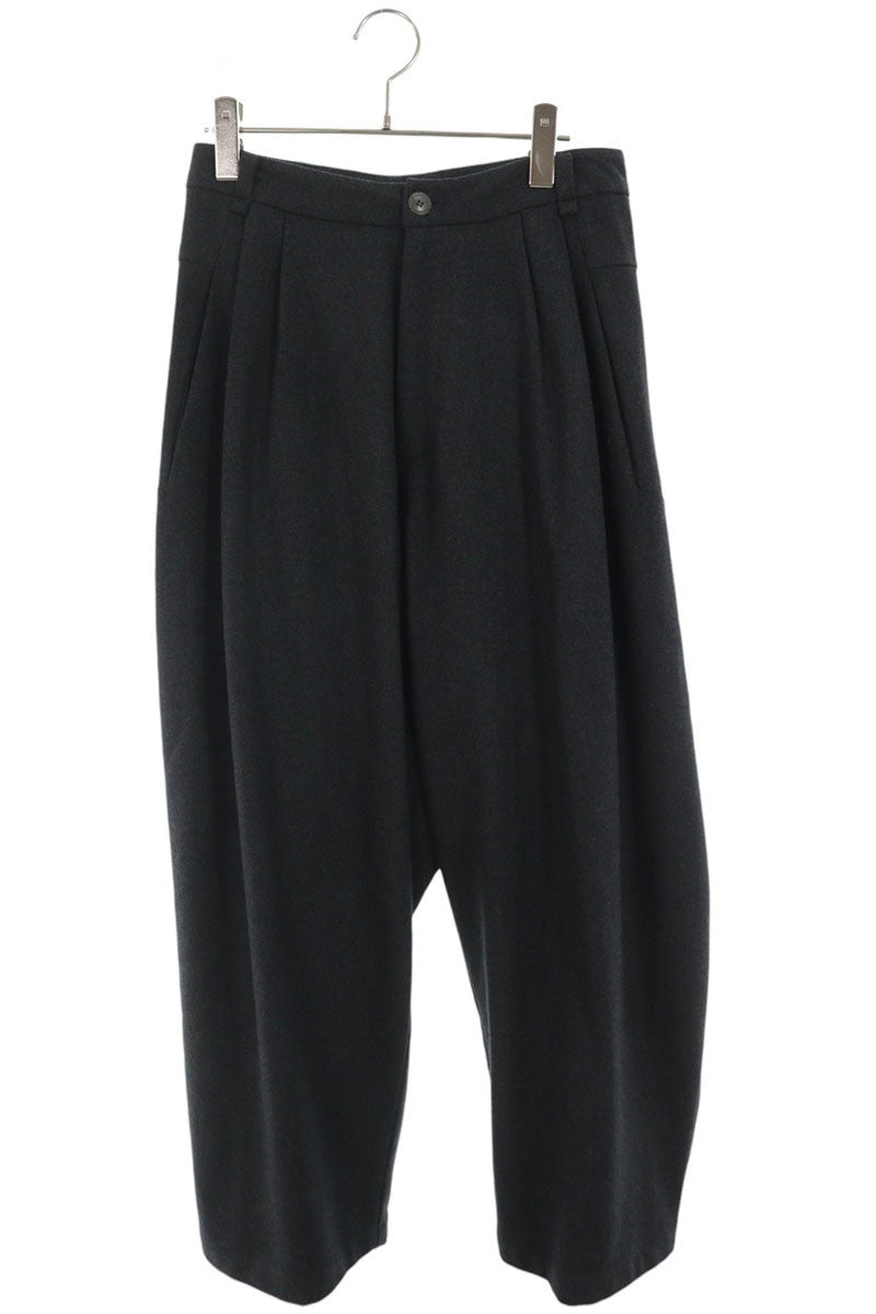 Hyein Seo Asymmetric Wool Cashmere Wide Pants Gray Size 1