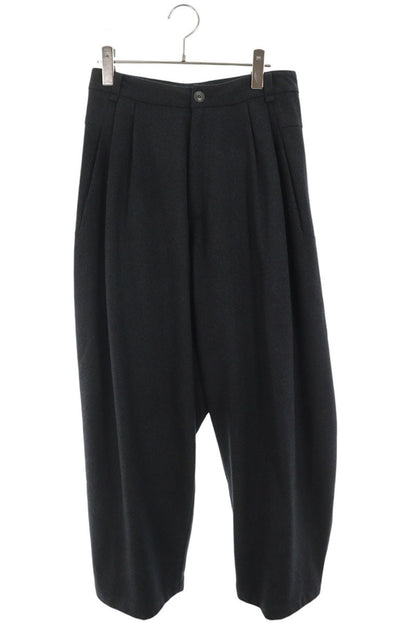 Hyein Seo Asymmetric Wool Cashmere Wide Pants Gray Size 1