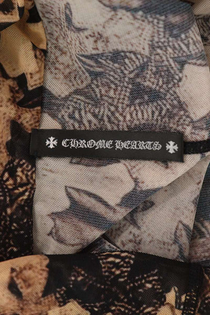 Chrome Hearts Cemetery Cross Mesh Flare Pants Multi Size XS