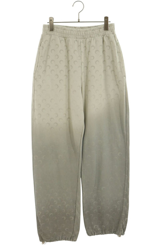 Marine Serre Gradation Drawstring Cotton Pants Gray Size S