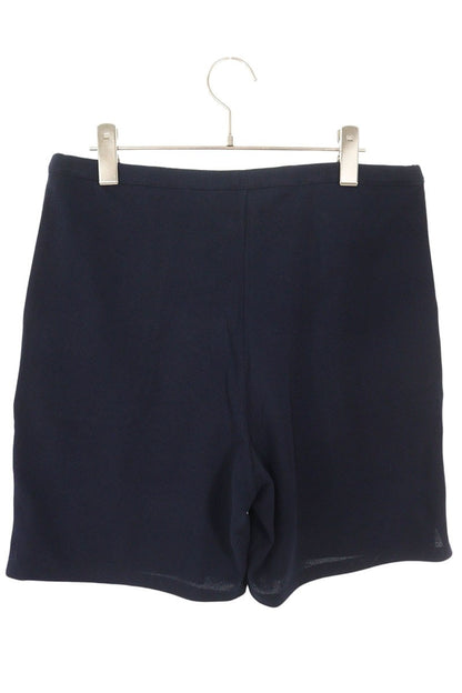 Miu Miu Navy Embroidered Pique Shorts Size 40