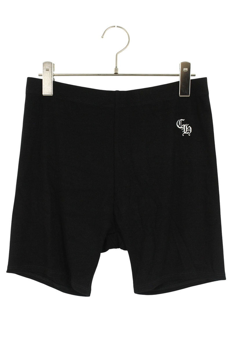 Chrome Hearts Y NOT CH CH Embroidery Shorts Rayon Size S