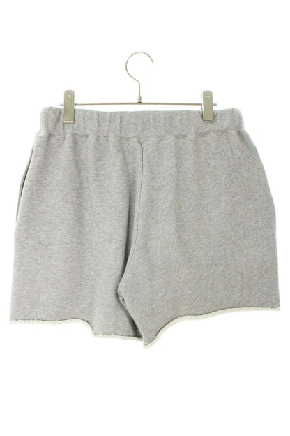Celine Logo Embroidered Sweat Cut-Off Shorts Gray Size L