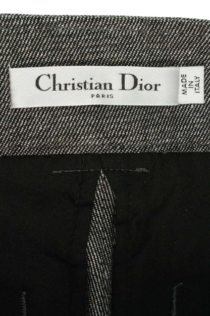 Christian Dior Gray Cotton Button Fly Shorts Size 34