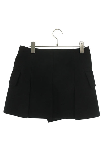 Sacai Wool Melton Black Shorts 24AW Size 2