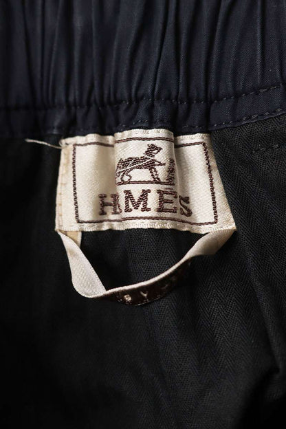 Hermes Navy Cotton Shorts Size 38