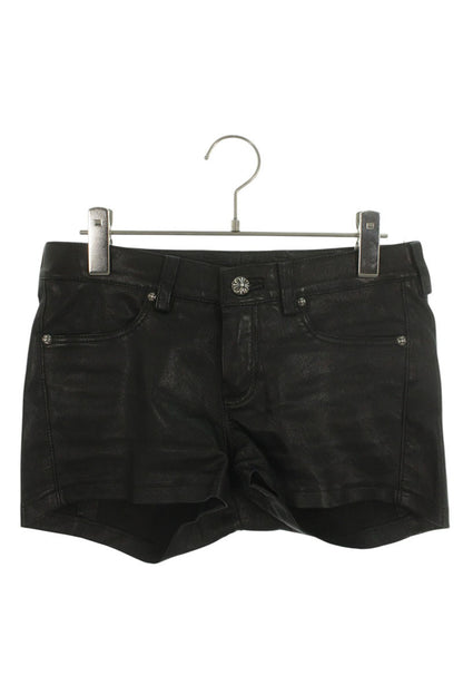 Chrome Hearts Crossball Leather Shorts Size 27 Inch