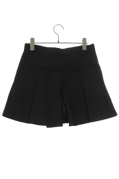 Sacai Black Polyester Wool Shorts 25SS Size 1
