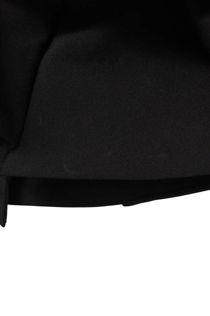 Sacai Black Polyester Wool Shorts 25SS Size 1