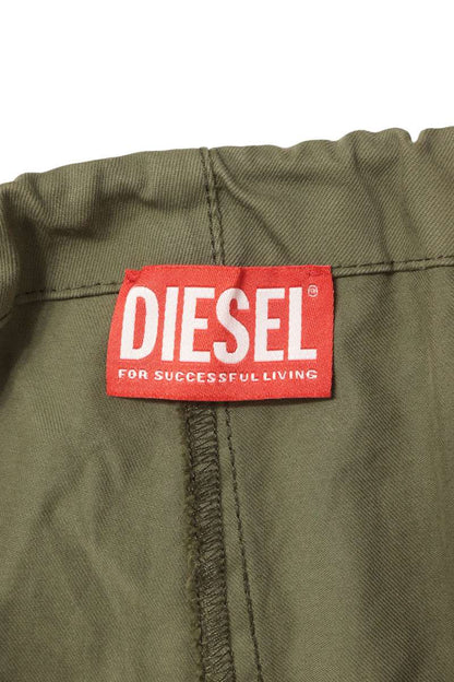 Diesel S-Enesis Khaki Cotton Cargo Shorts Size 38