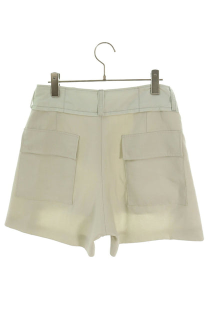 Sacai 23AW Wool Blend Shorts Beige Size 1