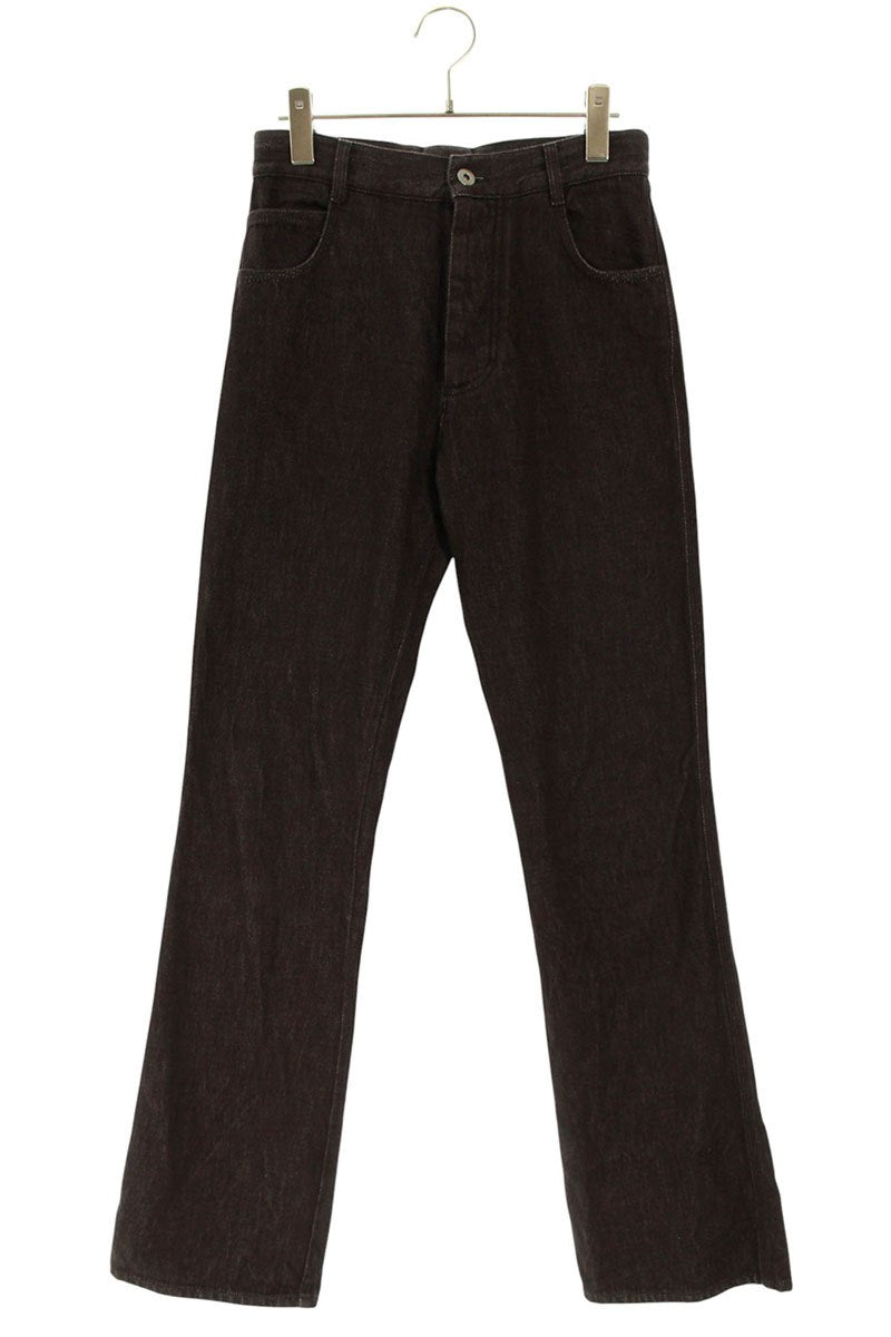Bottega Veneta Brown Straight Cotton Jeans Size 38