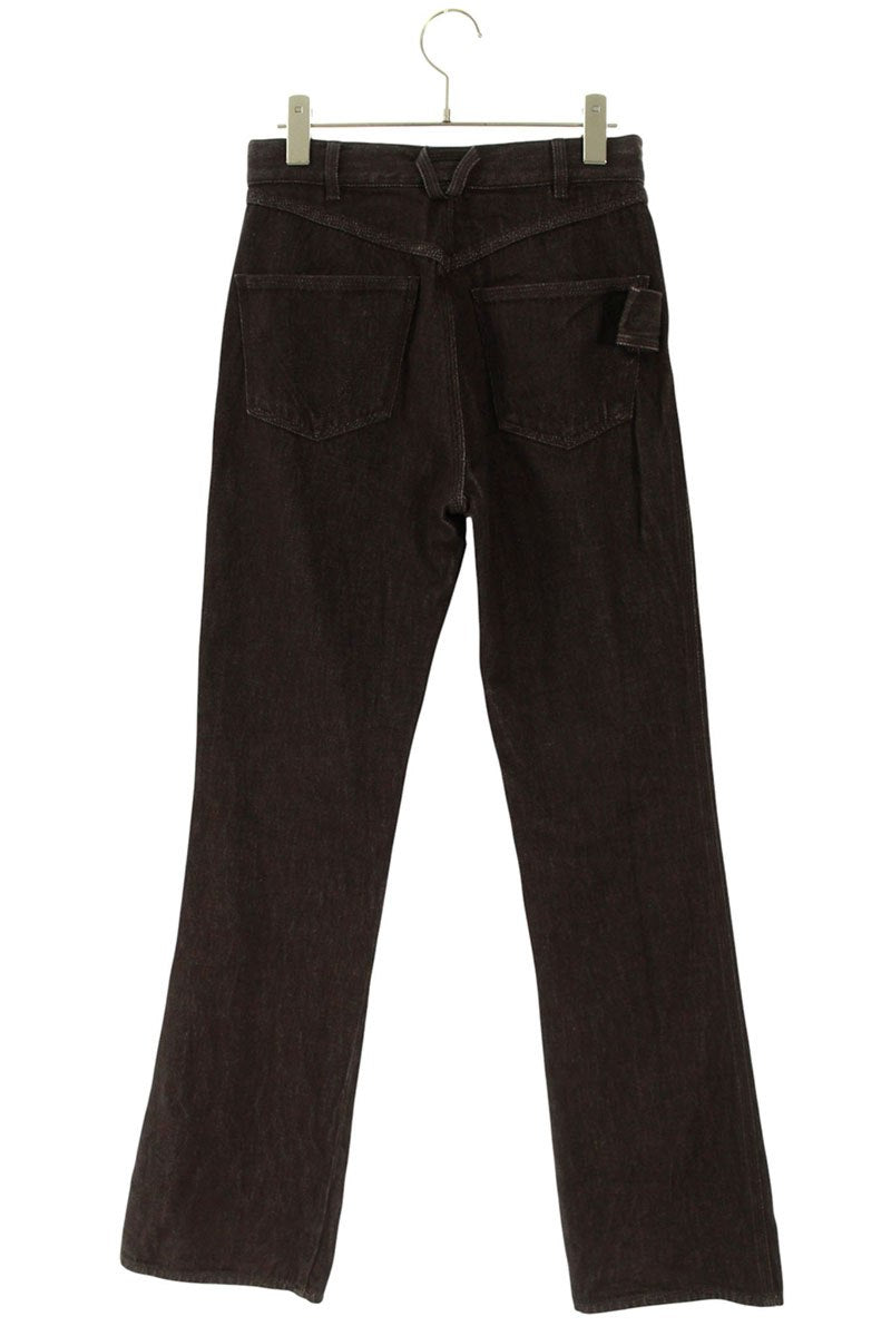 Bottega Veneta Brown Straight Cotton Jeans Size 38
