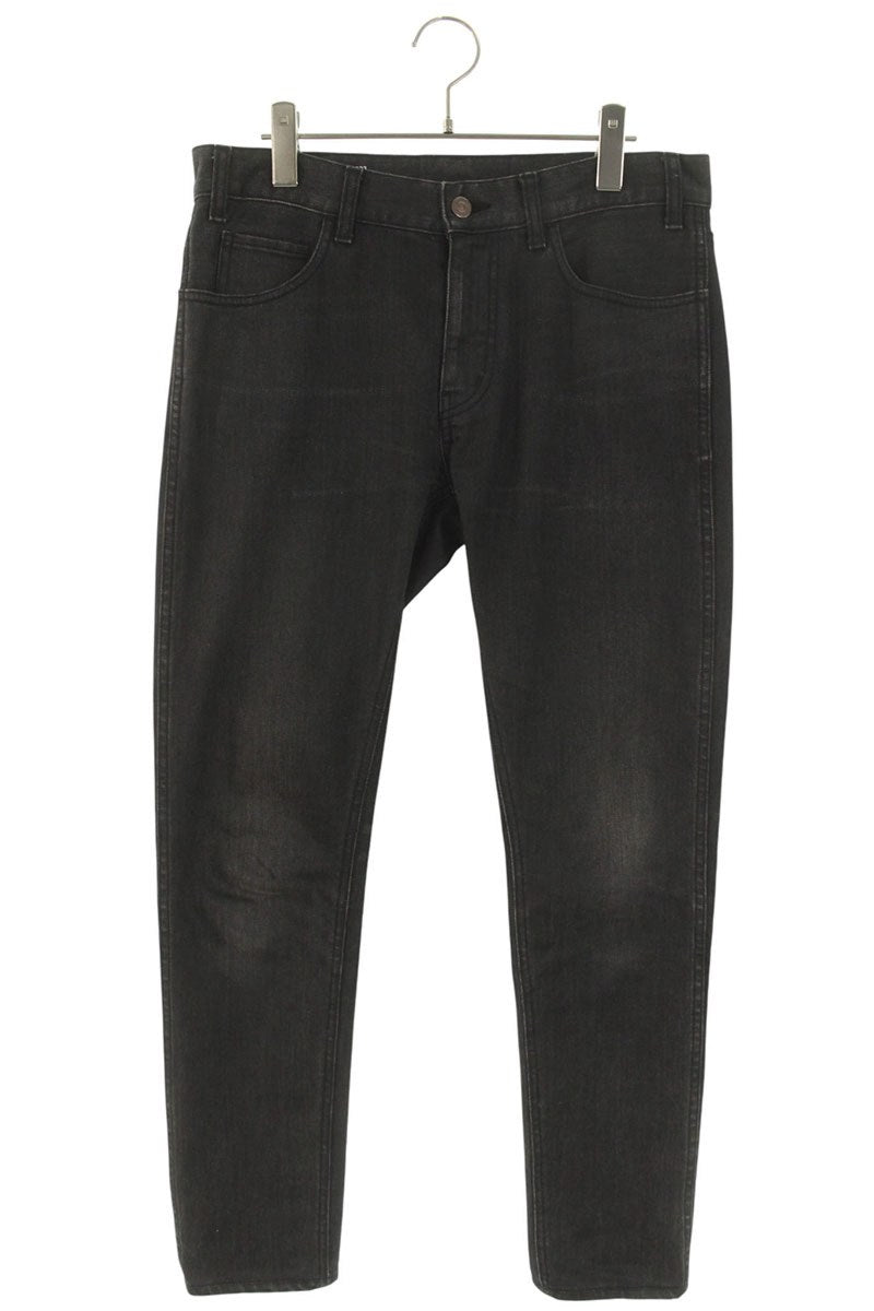 Celine Black Straight Cotton Denim Jeans 639E 38VB Size 28