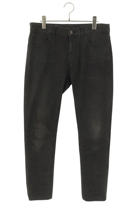 Celine Black Straight Cotton Denim Jeans 639E 38VB Size 28