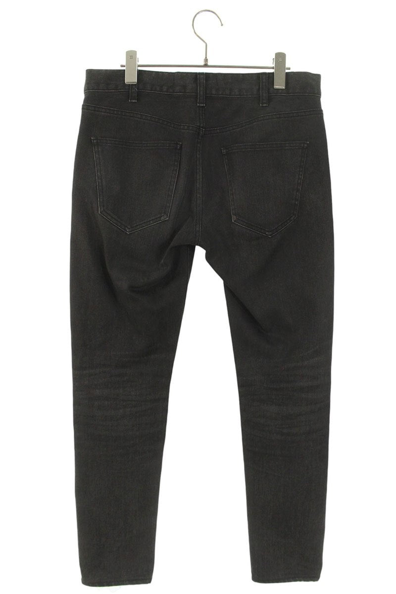 Celine Black Straight Cotton Denim Jeans 639E 38VB Size 28