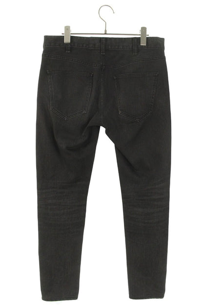 Celine Black Straight Cotton Denim Jeans 639E 38VB Size 28
