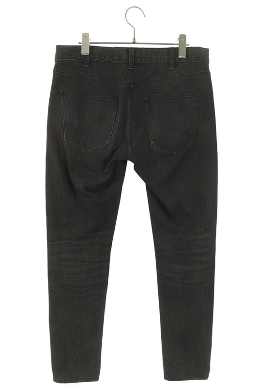 Celine Black Straight Cotton Denim Jeans 639E 38VB Size 28