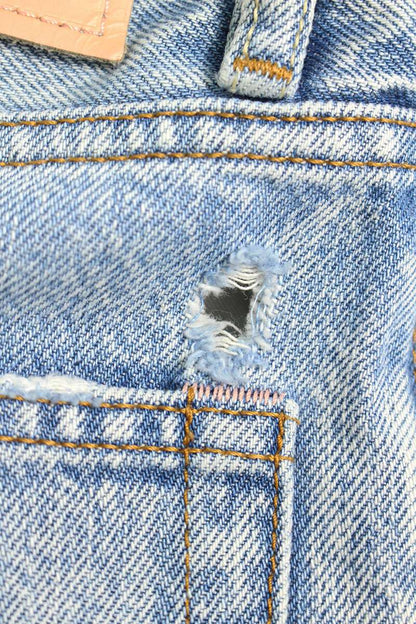 Acne Studios Toj Light Blue Trash Straight Jeans Size 27