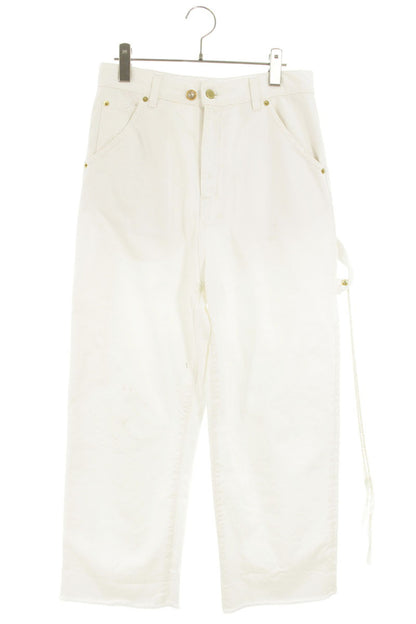 Vintage DARKPARK LISA Pearl Chain Loose White Jeans Size 24