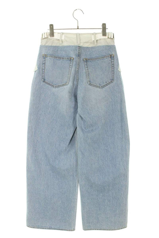 Sacai 25AW Indigo Fabric Combo Denim Jeans Size 1