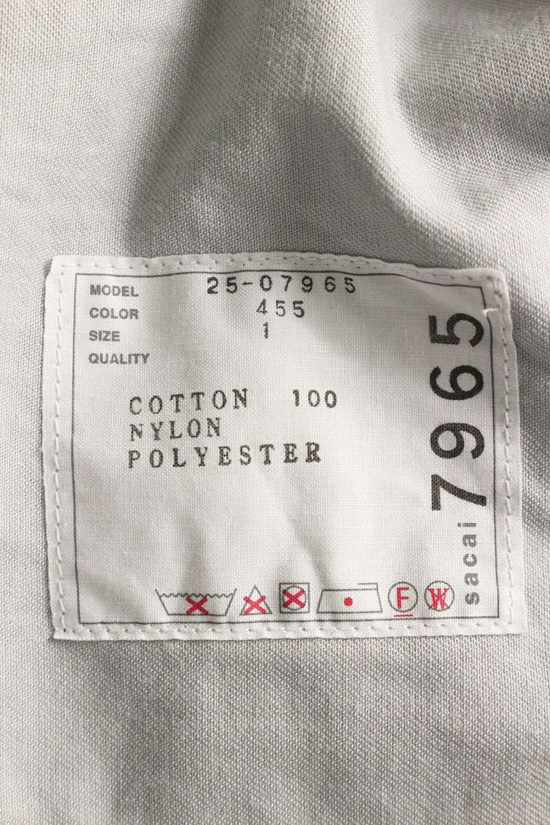 Sacai 25AW Indigo Fabric Combo Denim Jeans Size 1