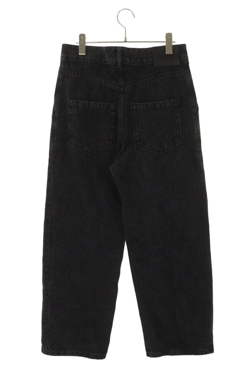 Loewe Anagram Baggy Black & White Cotton Jeans Size 34 inch