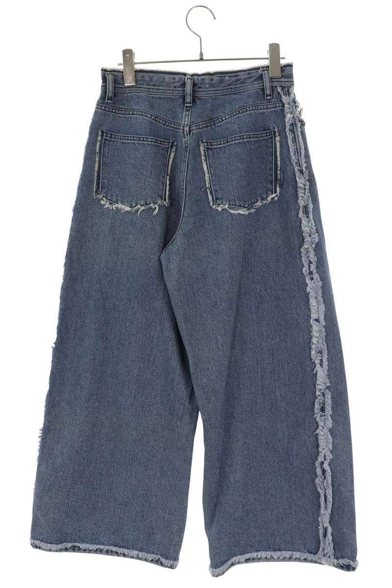 Acne Studios Indigo Flare Wide Denim Button Fly Size 36