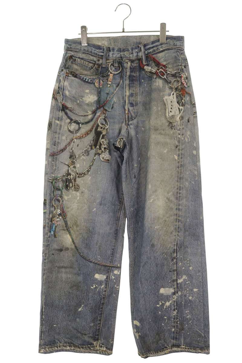 Acne Studios SS13 Trompe L'oeil Keychain Print Jeans Size 36