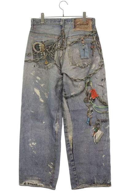 Acne Studios SS13 Trompe L'oeil Keychain Print Jeans Size 36