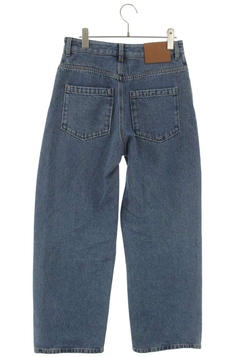 Loewe Anagram Embroidered Baggy Indigo Jeans Size 36