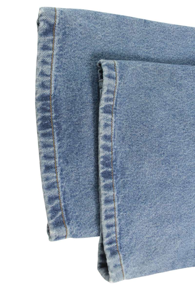 Loewe Anagram Embroidered Baggy Indigo Jeans Size 36