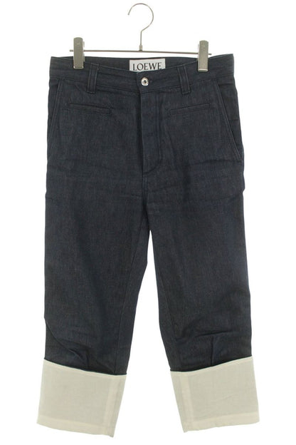 Loewe Indigo Cotton Fisherman Button Fly Jeans Size 34