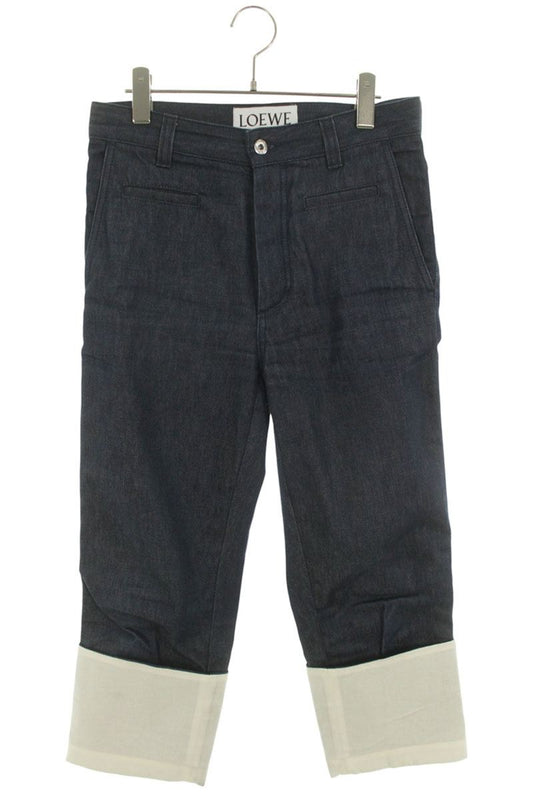 Loewe Indigo Cotton Fisherman Button Fly Jeans Size 34
