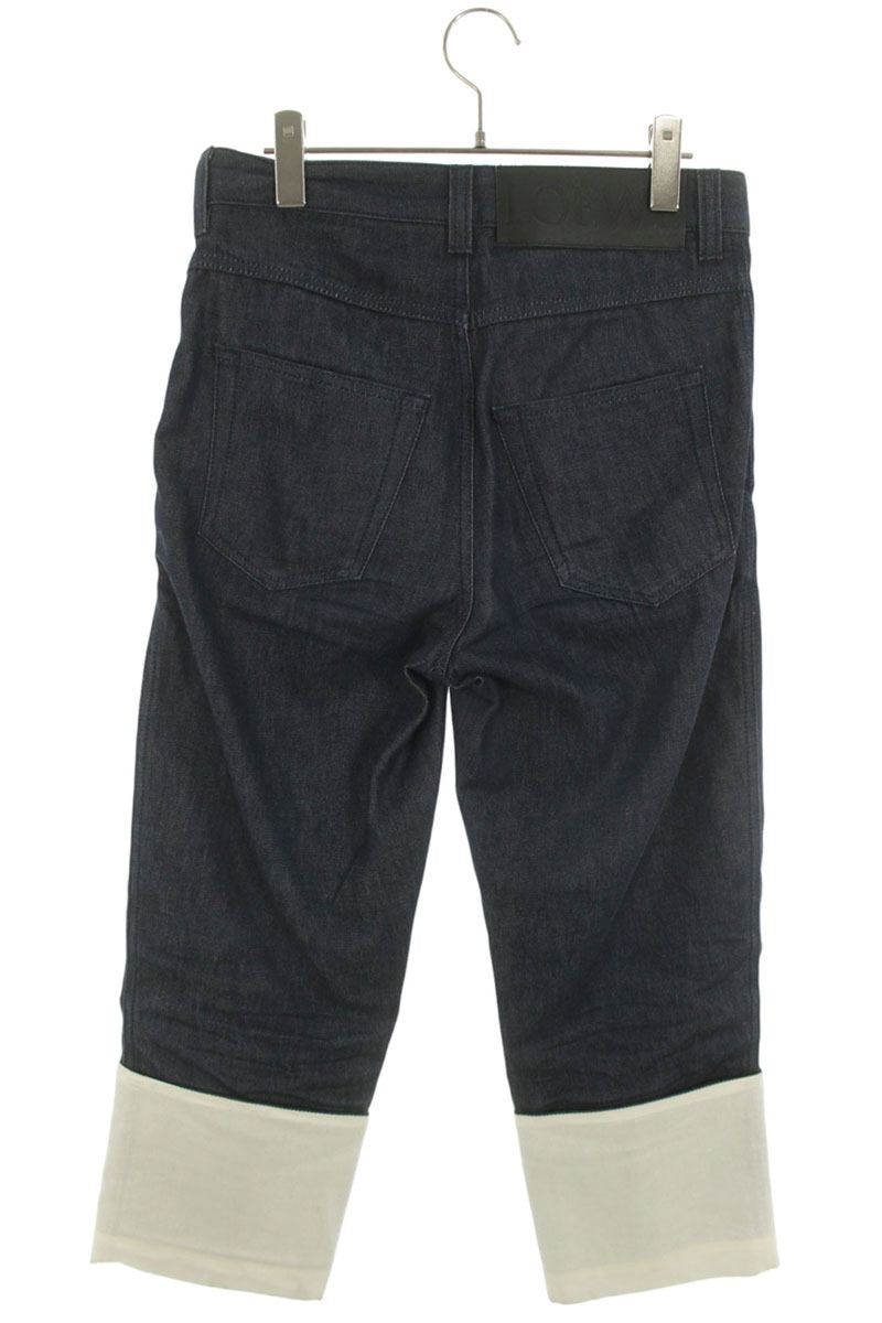 Loewe Indigo Cotton Fisherman Button Fly Jeans Size 34