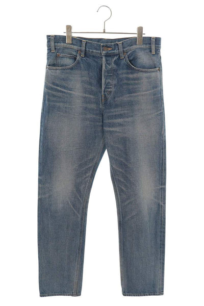 Celine Button-Fly Straight Denim Jeans Blue Size 29