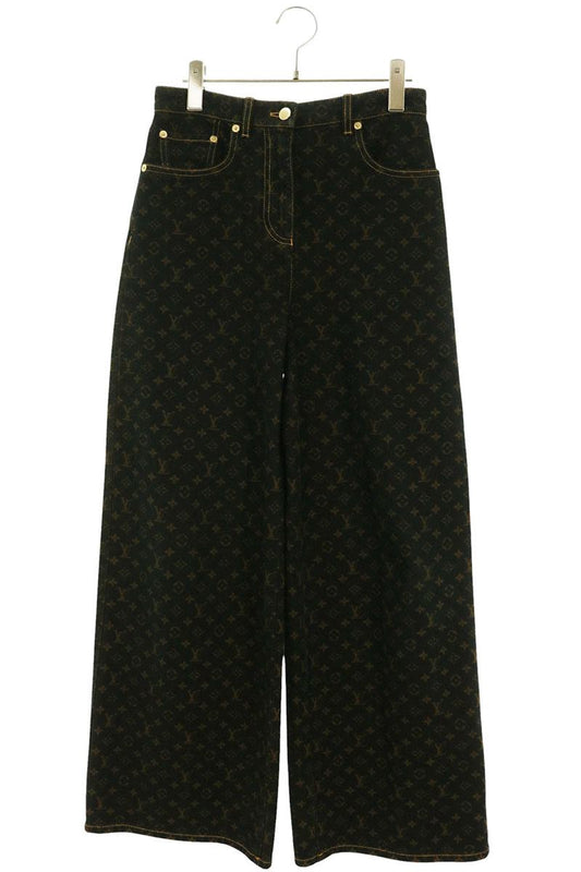 Louis Vuitton 25AW Monogram Straight-Cut x Brown Size 36