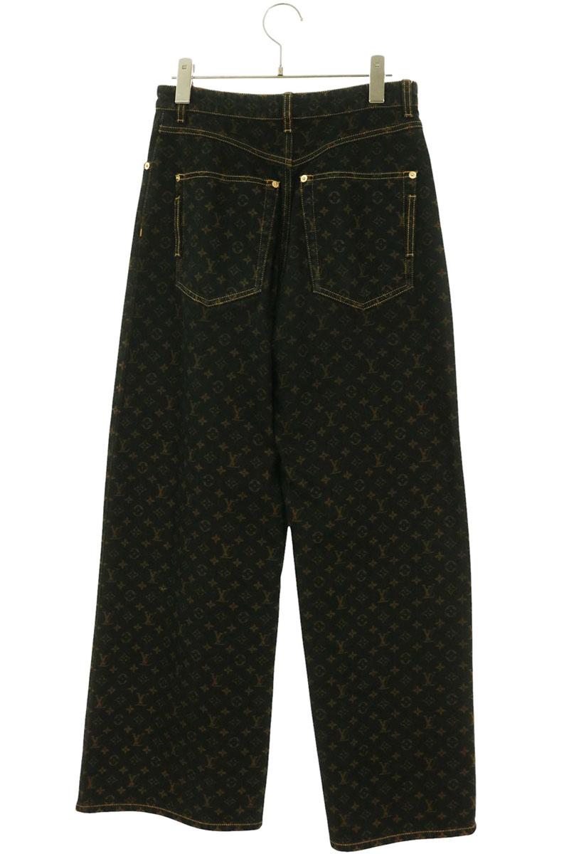 Louis Vuitton 25AW Monogram Straight-Cut x Brown Size 36